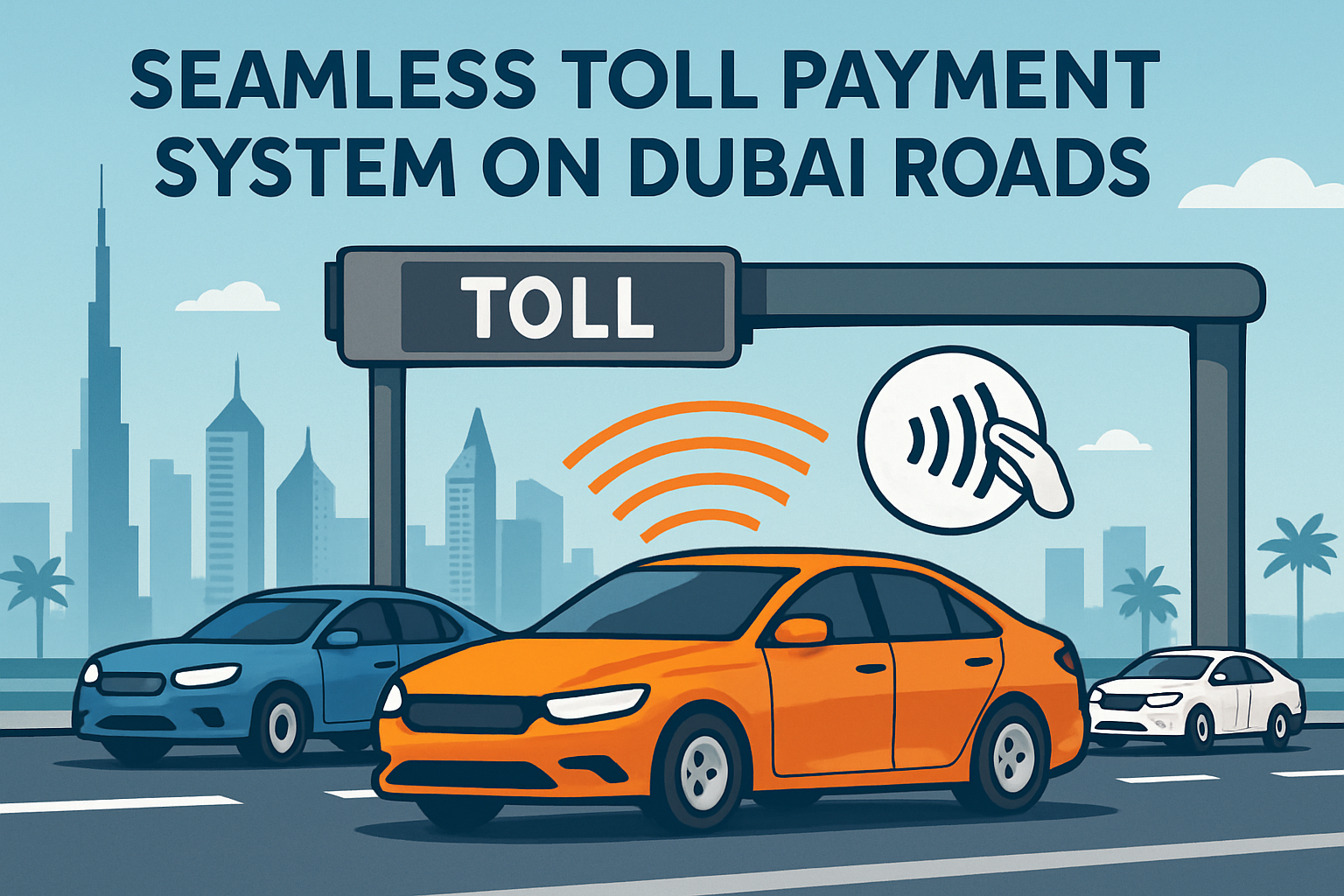 Seamless toll payment system on Dubai roads